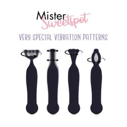 Mr Sweet Spot Black - Rechargeable Clitoral Vibrator feelztoys