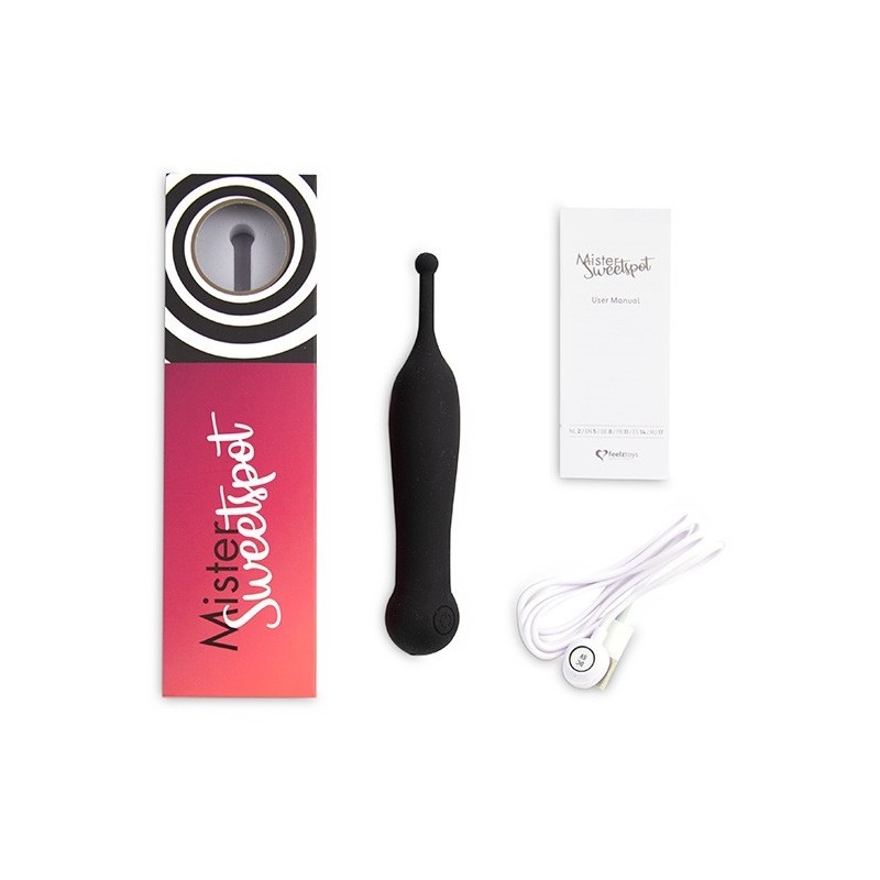 Mr Sweet Spot Negro - Vibrador Clitorial Recargable Feelztoys