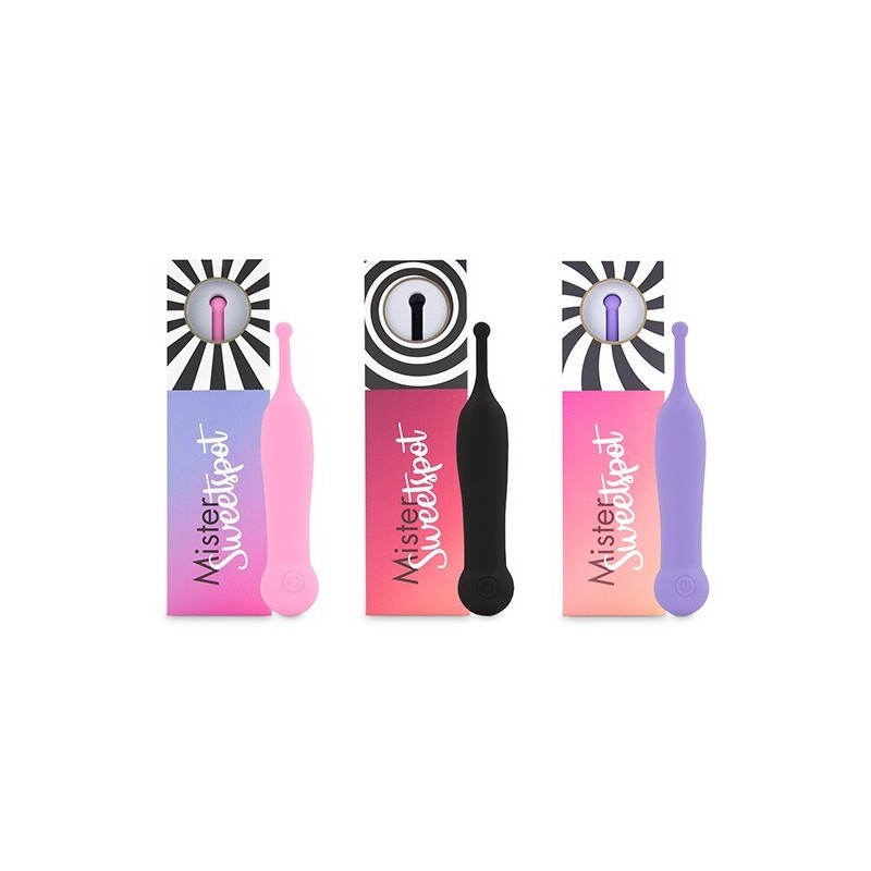 Mr Sweet Spot Black - Rechargeable Clitoral Vibrator feelztoys