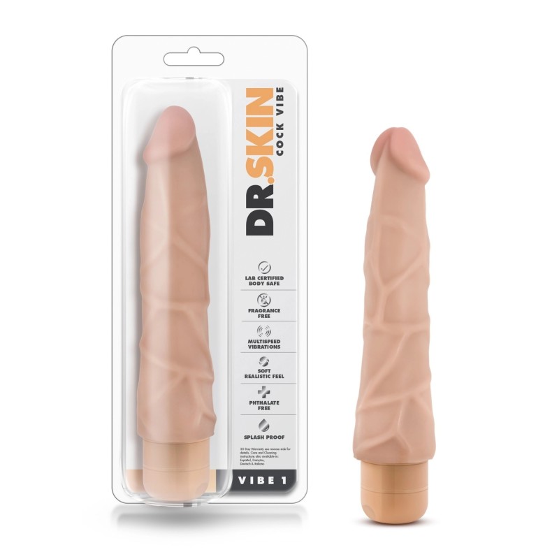 DR SKIN COCK VIBE 1 vibrador 22,8x5cm