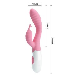 Hyman Pink Double Vibrator 30 modes