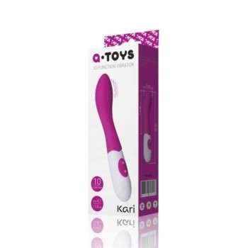 Kari Vibrador Silicona 10 modos 19,2cm 2
