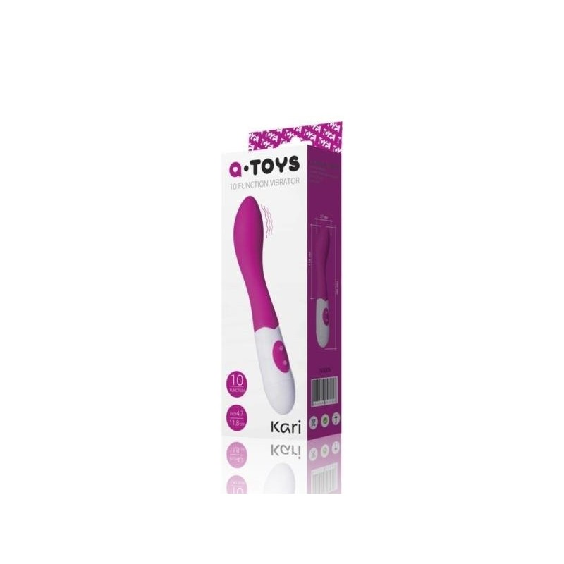 Kari Vibrador Silicona 10 modos 19,2cm