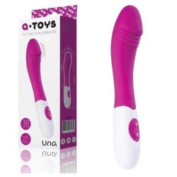 UNA Vibrador Silicona 10 modos 19,8cm