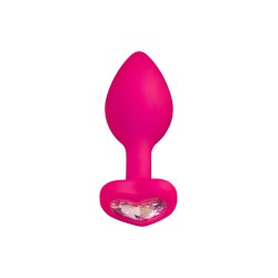 Diamond Heart Rosa Joya Anal Corazon S Silicona 7x2cm ToDo A-TOYS