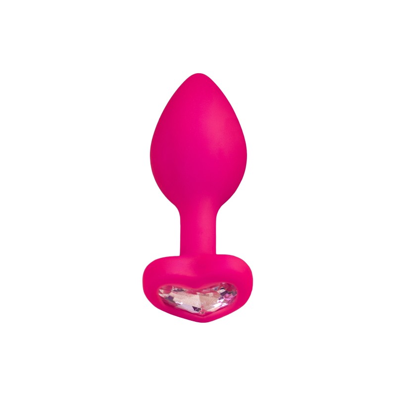 Diamond Heart Pink Jewel Anal Corazon S Silicone 7x2cm ToDo A-TOYS