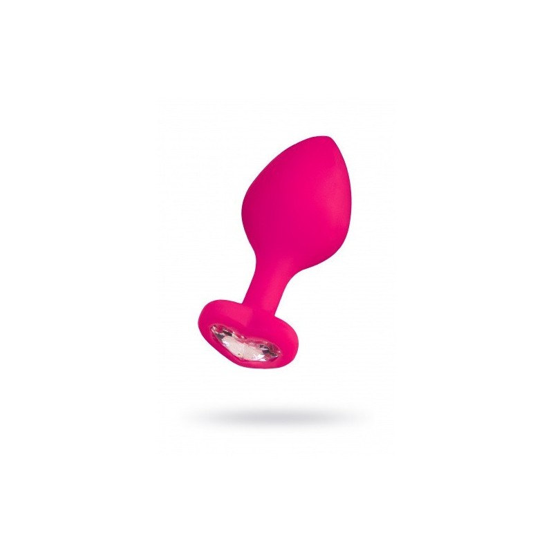 Diamond Heart Rosa Joya Anal Corazon M Silicona 8x3cm ToDo A-TOYS