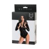 Body Wetlook Black with Alessia Zipper Size L