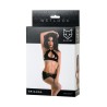 Set 2 pieces Wetlook Black Brianna Size S