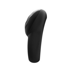 Signet Ring Black incl. Bluetooth and App - 10 modes - Rechargeable Ring