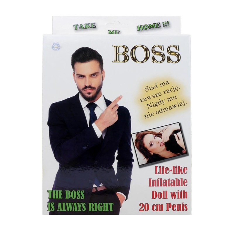 Muñeco Boss - El Jefe - cara impresa - pene 20cm