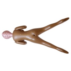 Muñeca Negra Sandra - cara impresa - 3 orificios