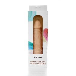 Storm Vibrador 12 funciones Ciber Skin 18cm Flesh