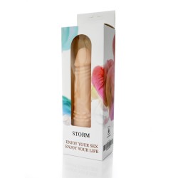 Storm Vibrador 12 funciones Ciber Skin 18cm Flesh
