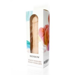 Rainbow Vibrator Ciber Skin 19cm Flesh