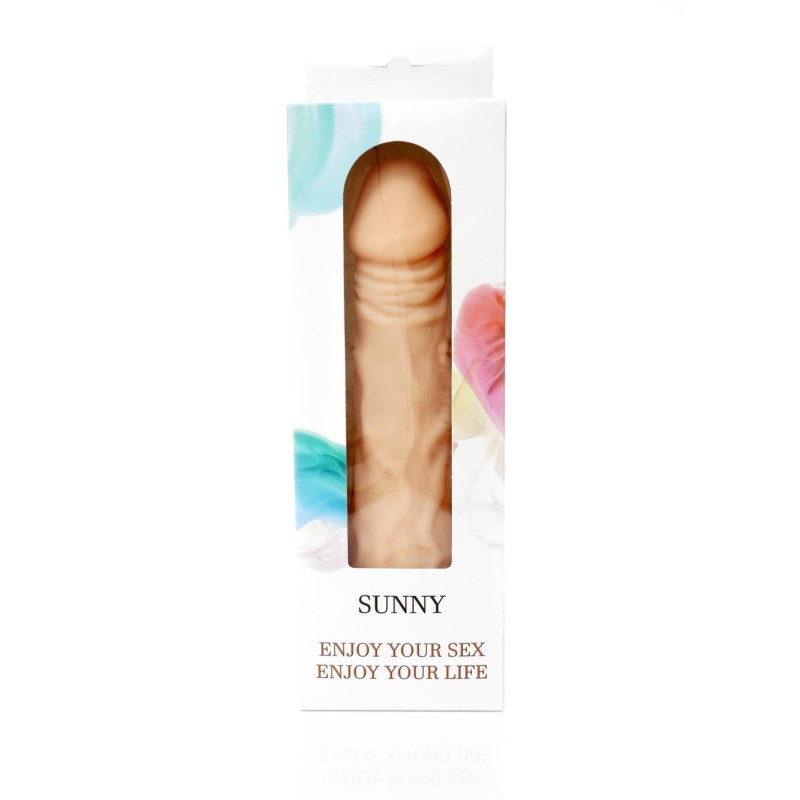 Sunny Vibrator 12 Functions Ciber Skin 20.5cm Flesh