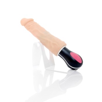 Jupiter Vibrador Flexible TPR Recargable Calor 12 modos 20,5cm x 4 cm A-TOYS 2