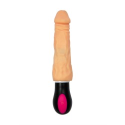 Jupiter Vibrador Flexible TPR Recargable Calor 12 modos 20,5cm x 4 cm A-TOYS