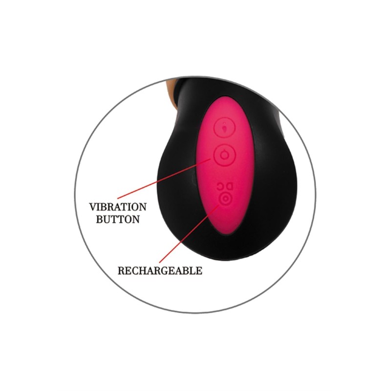 Mercury Vibrator Vertebrate TPR Rechargeable 12 modes 27cm