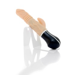 Uranus Vibrator Double Rotator TPR Rechargeable Up&Down 12modos 27cm