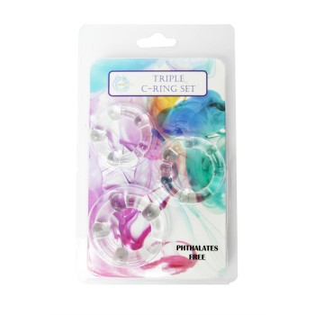 SET DE ANILLAS CRYSTAL SURTIDAS 44-00014 2