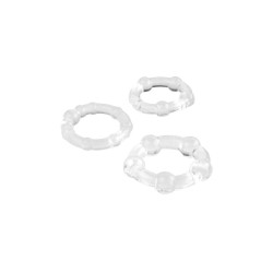 ASSORTED CRYSTAL RING SET 44-00014
