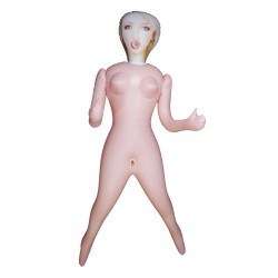 Muñeca Rubia Bruksela - cara impresa - 3 orificios
