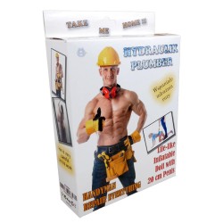 Muñeco Hydraulic Plumber - El Fontanero - cara impresa - pene 20cm