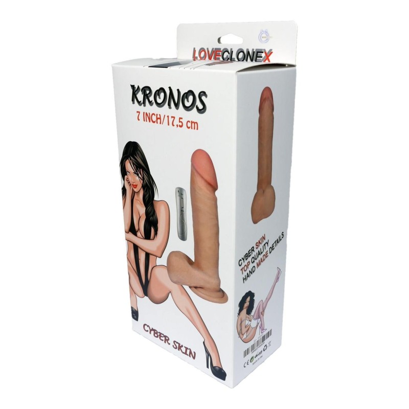 Kronos Vibrator LoveCloneX Vibrator 7 modes 17.5 x 4cm