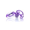 Vibrating Ring Lilac Bunny in Blister