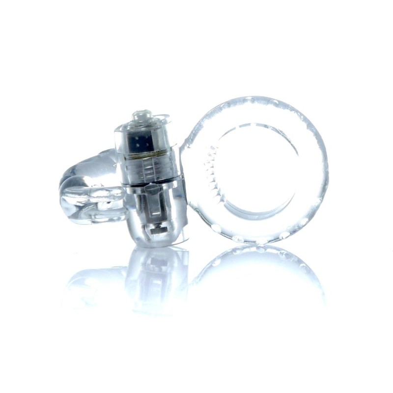 Transparent Bunny Vibrating Ring in Blister