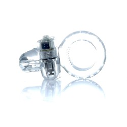 Transparent Bunny Vibrating Ring in Blister