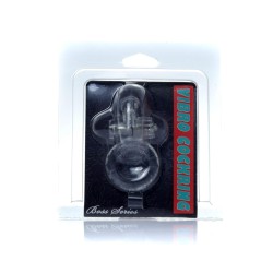 Transparent Bunny Vibrating Ring in Blister