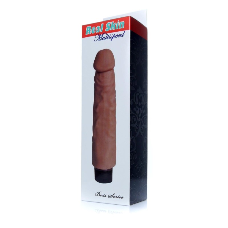 Real Skin TPE Vibrator 23x4cm Flesh 67-00067