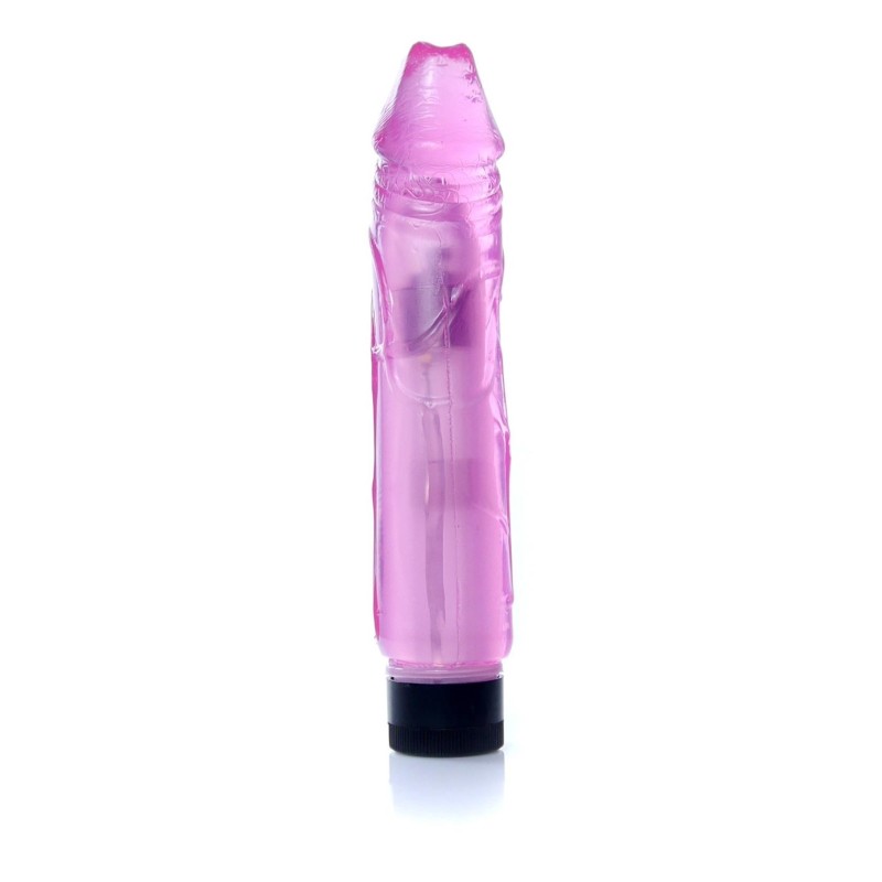 Vibrator Pink Jelly TPR 22x4cm