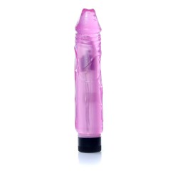 Vibrador Rosa Jelly  TPR 22x4cm