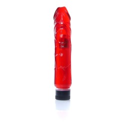 Red Jelly TPR Vibrator 22x4cm