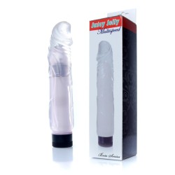 Transparent Vibrator Jelly TPR 22x4cm