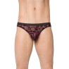 Tanga Transparencia Negro M 4522