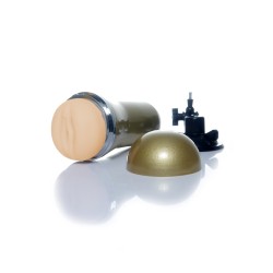 Rechargeable DELIGHT vagina, with 9 vibration modes Ciberskin Masturbator