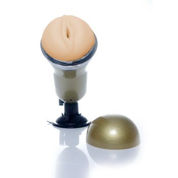 Vagina DELIGHT recargable, con 9 modos de vibración Masturbador Ciberskin 2