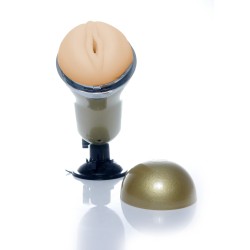 Rechargeable DELIGHT vagina, with 9 vibration modes Ciberskin Masturbator