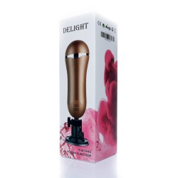 Vagina DELIGHT recargable, con 9 modos de vibración Masturbador Ciberskin