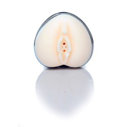 Vagina HEART OF LOVE recargable, con 34 modos de vibración Masturbador Ciberskin