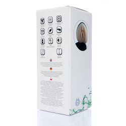 Heart of Love rechargeable vagina, with 34 vibration modes Ciberskin Masturbator