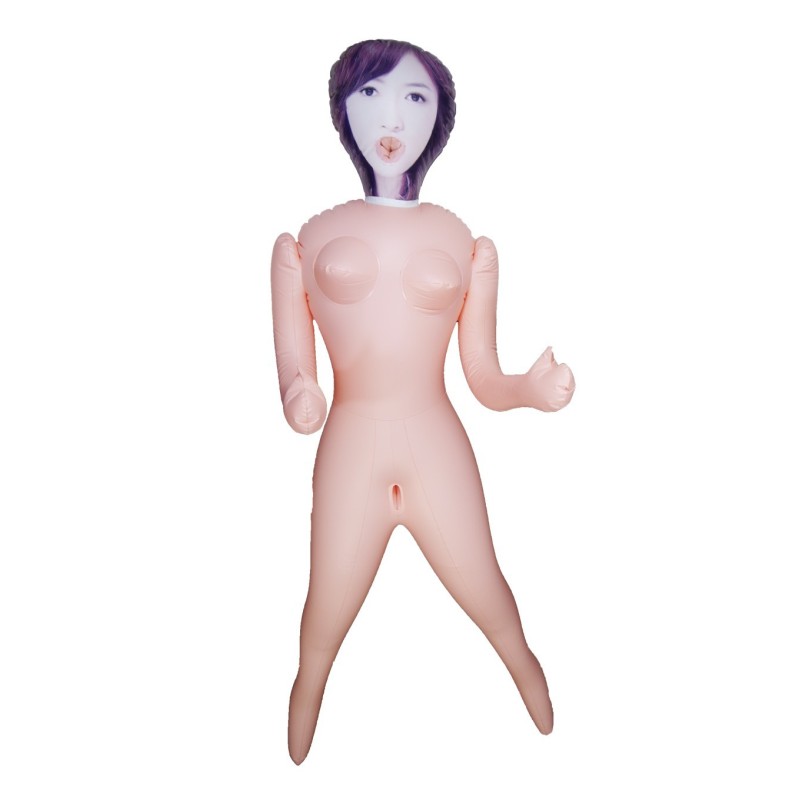 Muñeca Japonesa Suzuki - cara impresa - 3 orificios