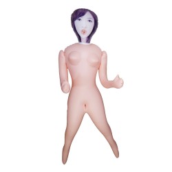 Muñeca Japonesa Suzuki - cara impresa - 3 orificios