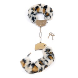 Stuffed Leopard Handcuffs