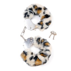 Stuffed Leopard Handcuffs