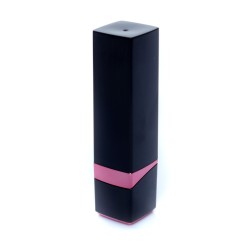 Pintalabios Vibrador Recargable 10 modos Negro Rojo